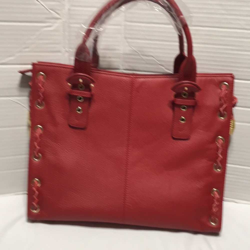 Ameri Leather Satchel With Top Zipper. New! - image 1